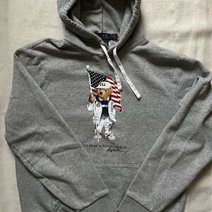 Polo Ralph Lauren 2004 Paris Olympics Polo Bear Villagewear Hoodie Size M